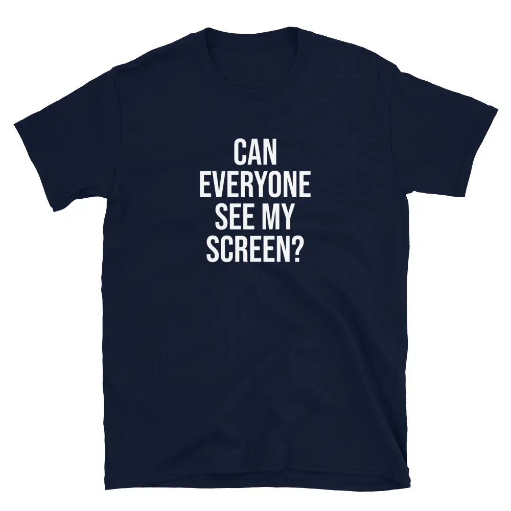 Buy Teams Call T-Shirt at FunnyWorkTees Teams Call T-Shirt - Image 2