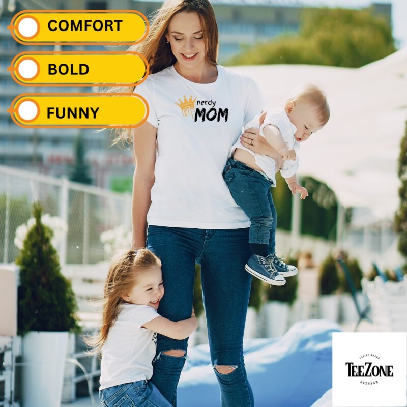 Best Nerd Mom T-Shirt - Image 8