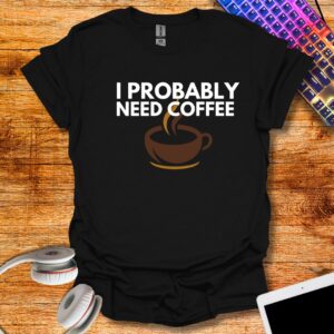 I probably need coffee T-Shirt