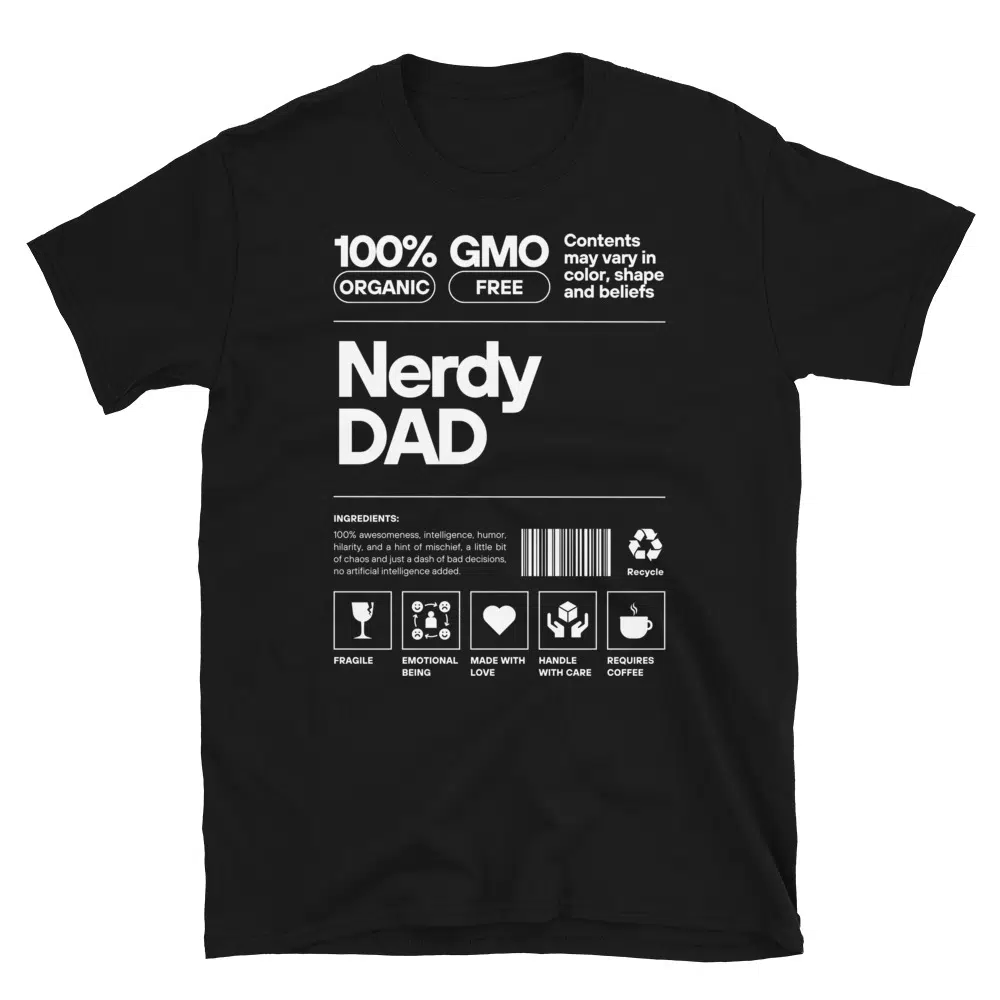 Buy Geeky Dad T-Shirt at FunnyWorkTees Geeky Dad T-Shirt
