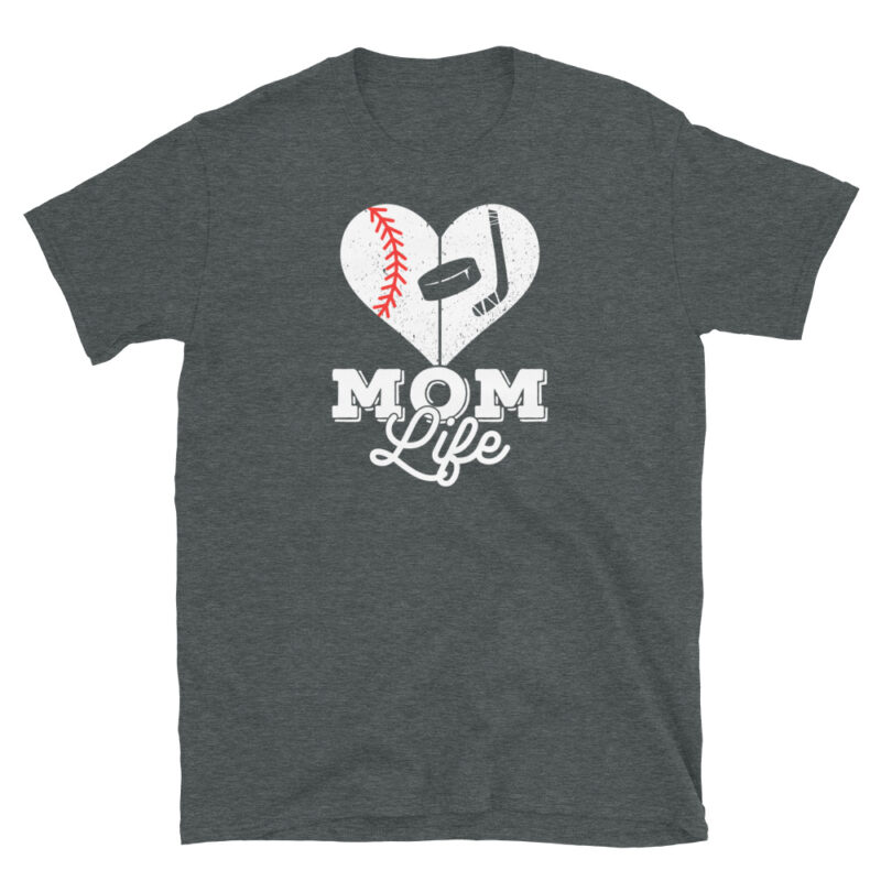 Hockey Mom Shirt Gift to Mother T-Shirt - Image 4