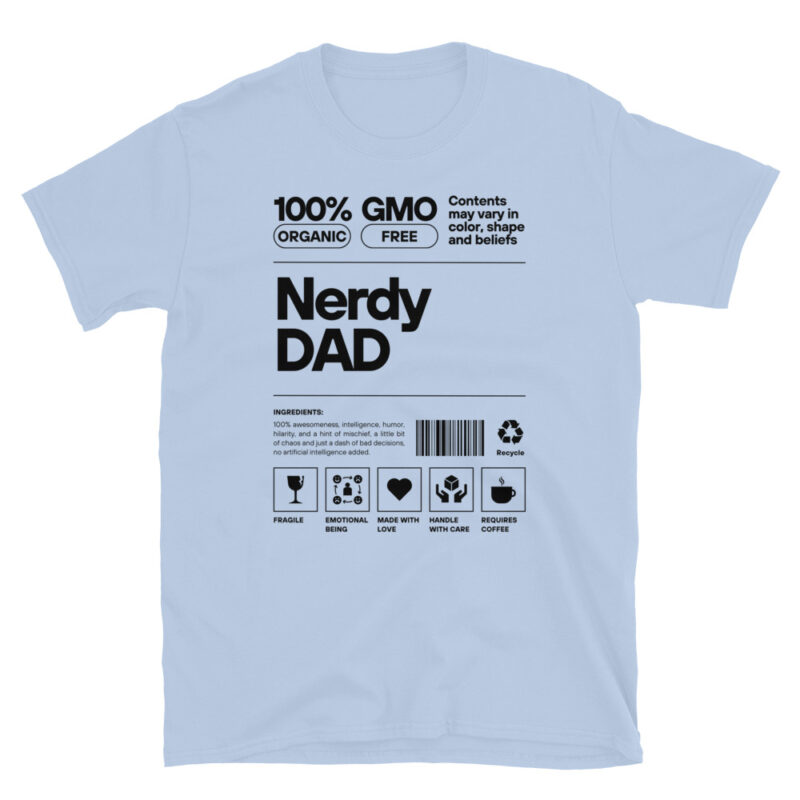 Funny Geek Dad T-Shirt - Image 5