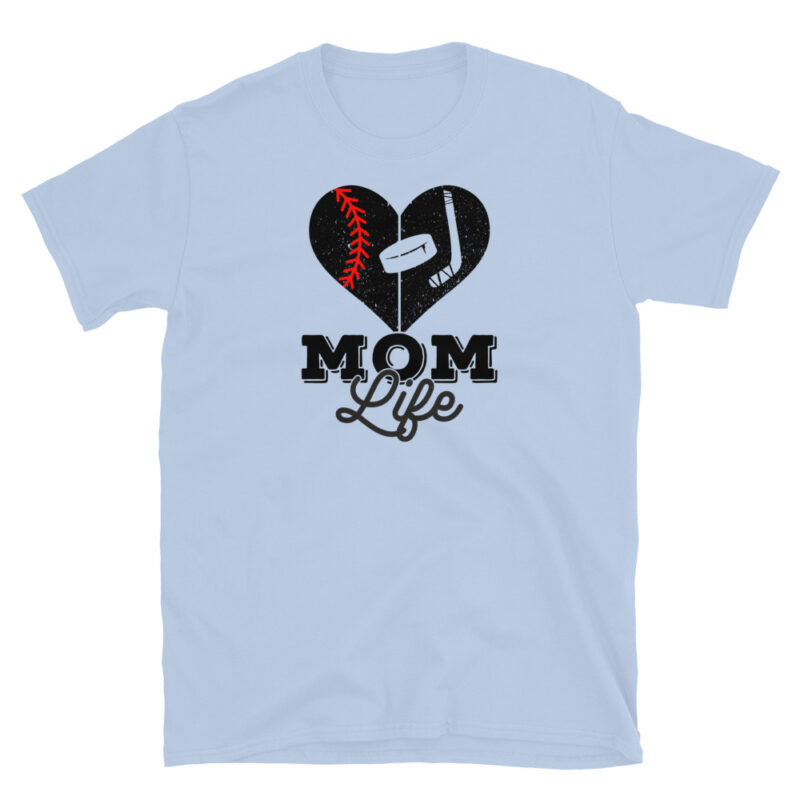 Hockey Mom Tee Gift to Mother T-Shirt - Image 4