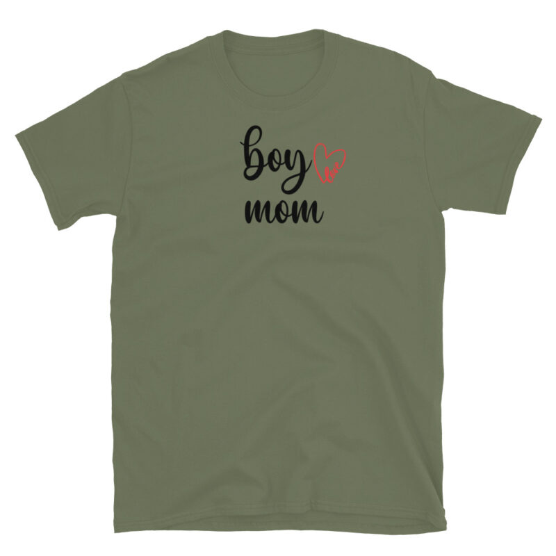 Mom boy Shirt  Gift to Mother T-Shirt - Image 2