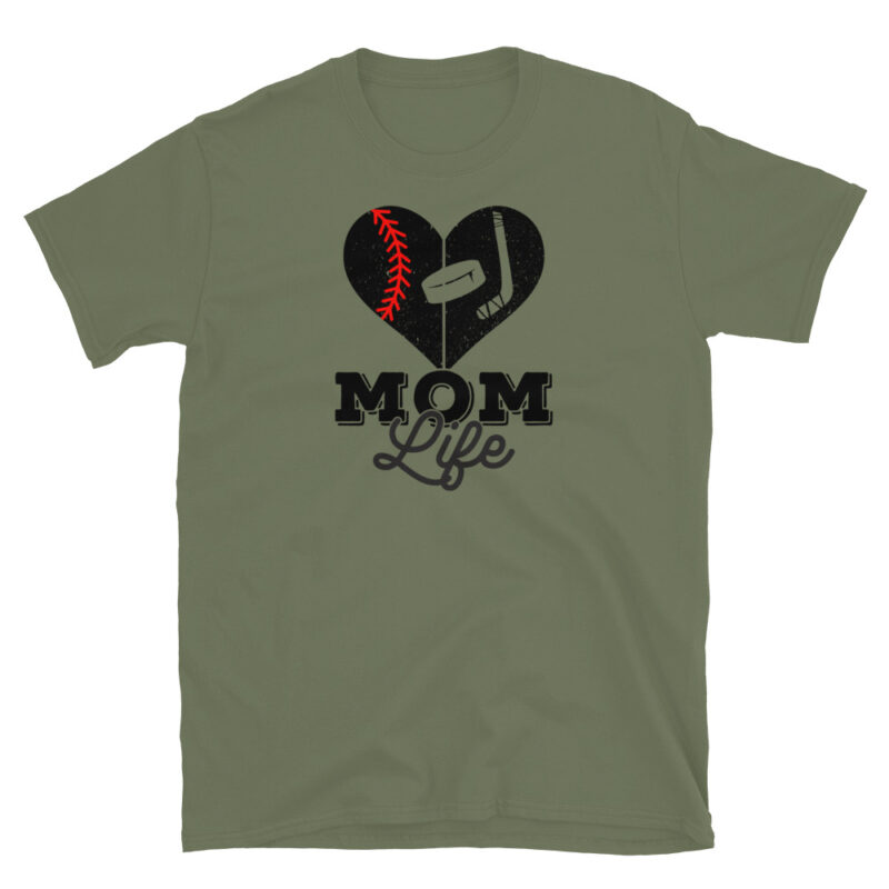 Hockey Mom Tee Gift to Mother T-Shirt - Image 2
