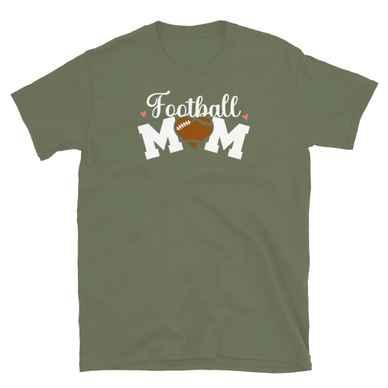 Football Mom Tee Gift to Mother T-Shirt - Image 6