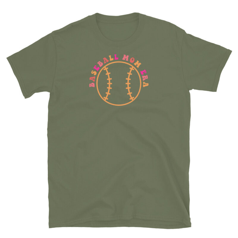 Mom's Baseball Tee  Gift to Mother T-Shirt - Image 3