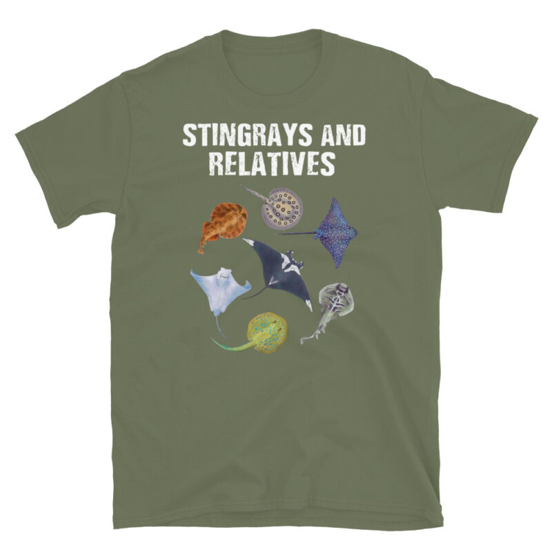 Manta Ray Stingray Graphic T-Shirt - Image 6