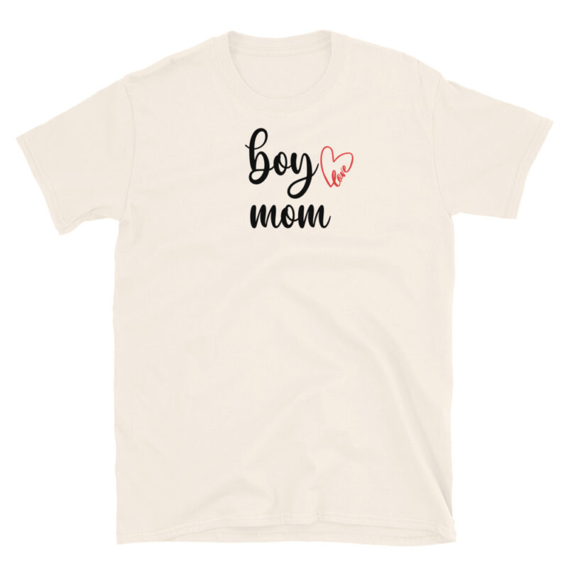 Mom boy Shirt  Gift to Mother T-Shirt - Image 5