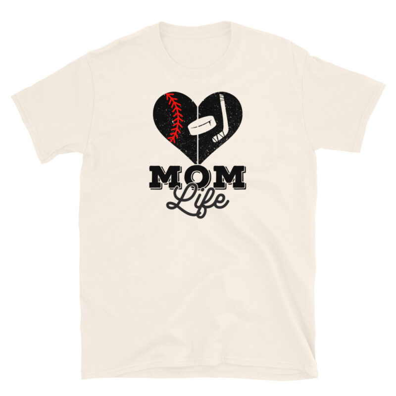 Hockey Mom Tee Gift to Mother T-Shirt - Image 5