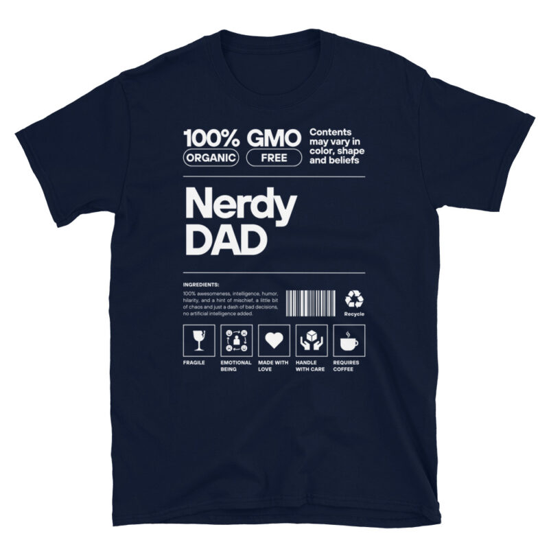 Geeky Dad T-Shirt - Image 3