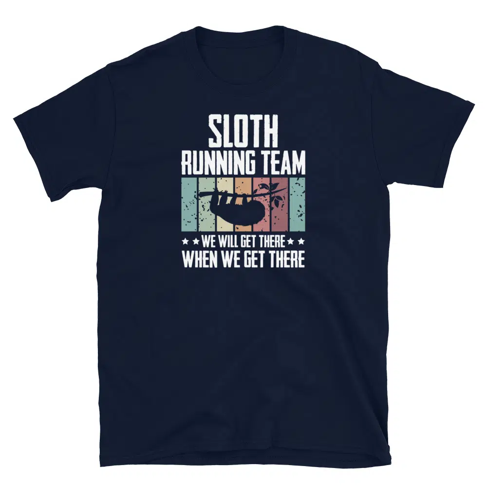 Buy Sloth Running Team T-Shirt at FunnyWorkTees Sloth Running Team T-Shirt