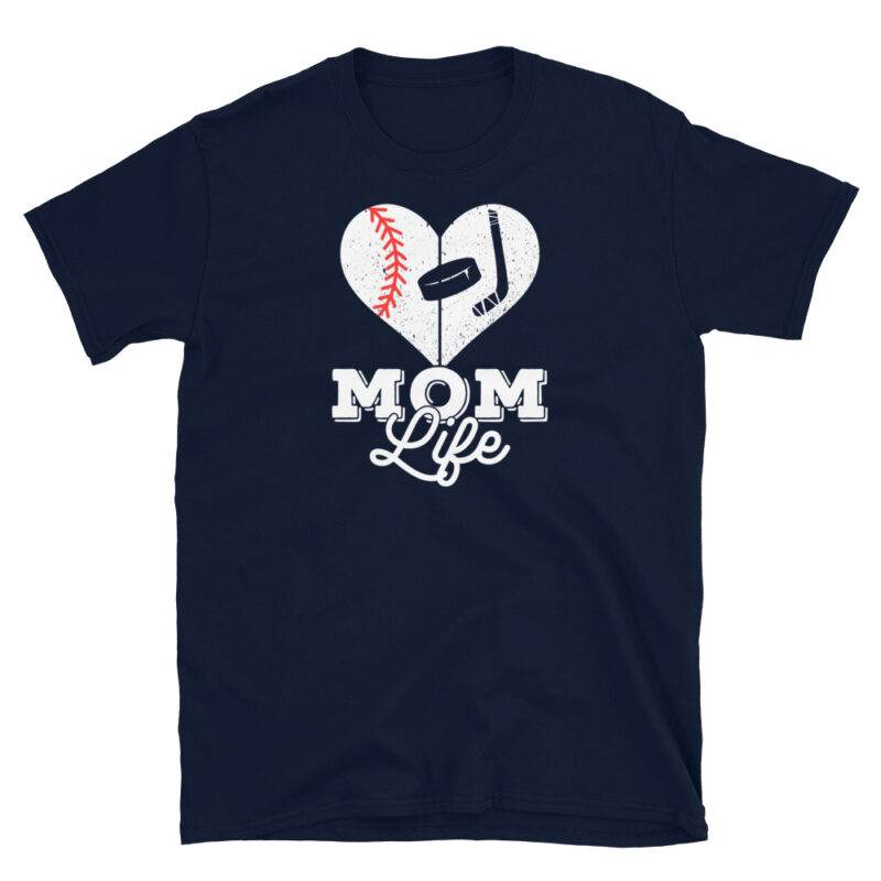 Hockey Mom Shirt Gift to Mother T-Shirt - Image 2