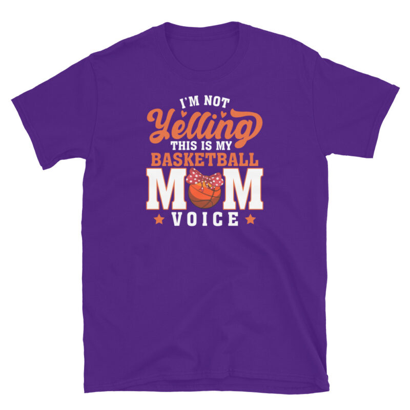 Basketball Mom Tee Gift to Mother T-Shirt - Image 3