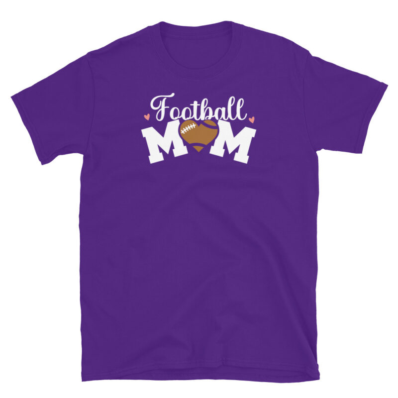 Football Mom Tee Gift to Mother T-Shirt - Image 3
