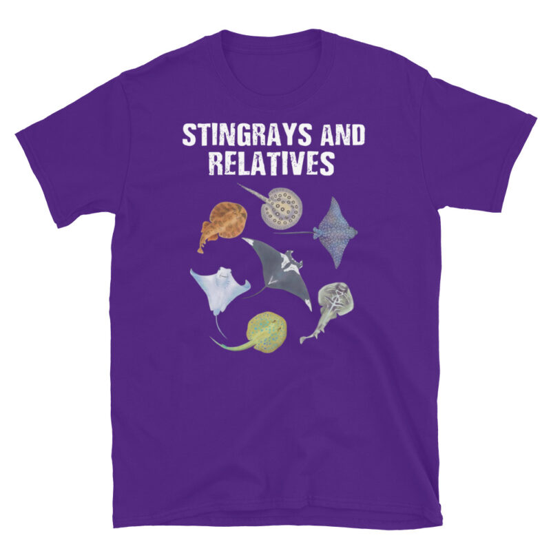 Manta Ray Stingray Graphic T-Shirt - Image 3