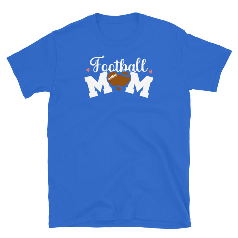 Football Mom Tee Gift to Mother T-Shirt - Image 5
