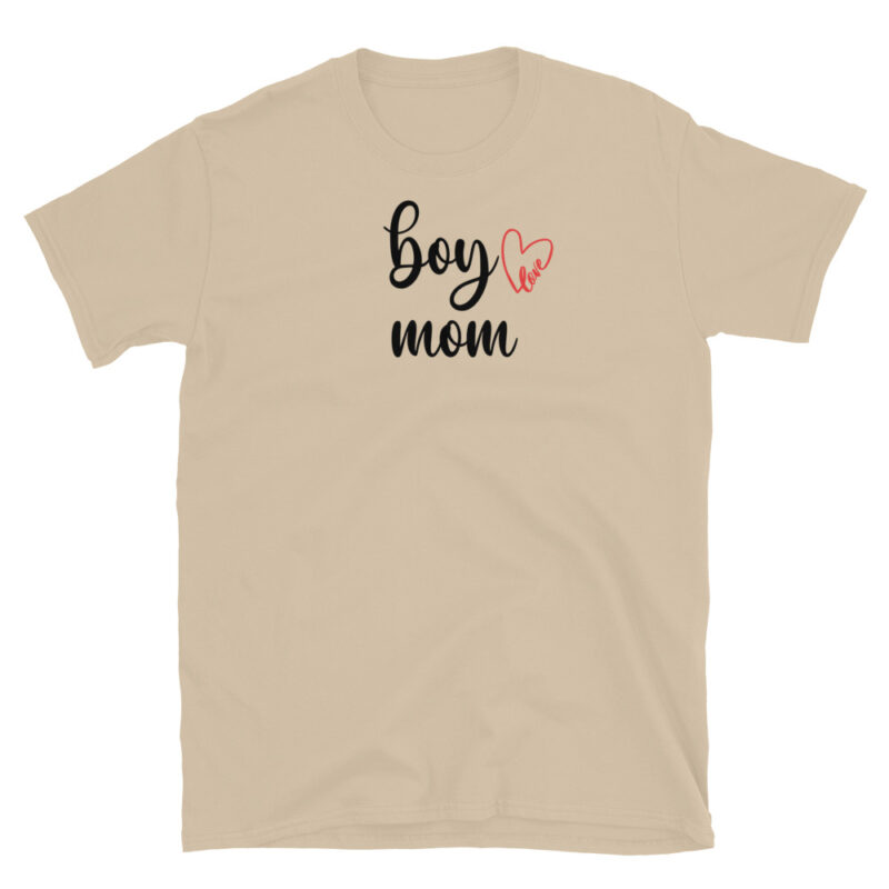Mom boy Shirt  Gift to Mother T-Shirt - Image 3