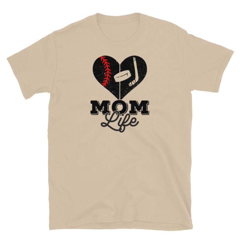 Hockey Mom Tee Gift to Mother T-Shirt - Image 3