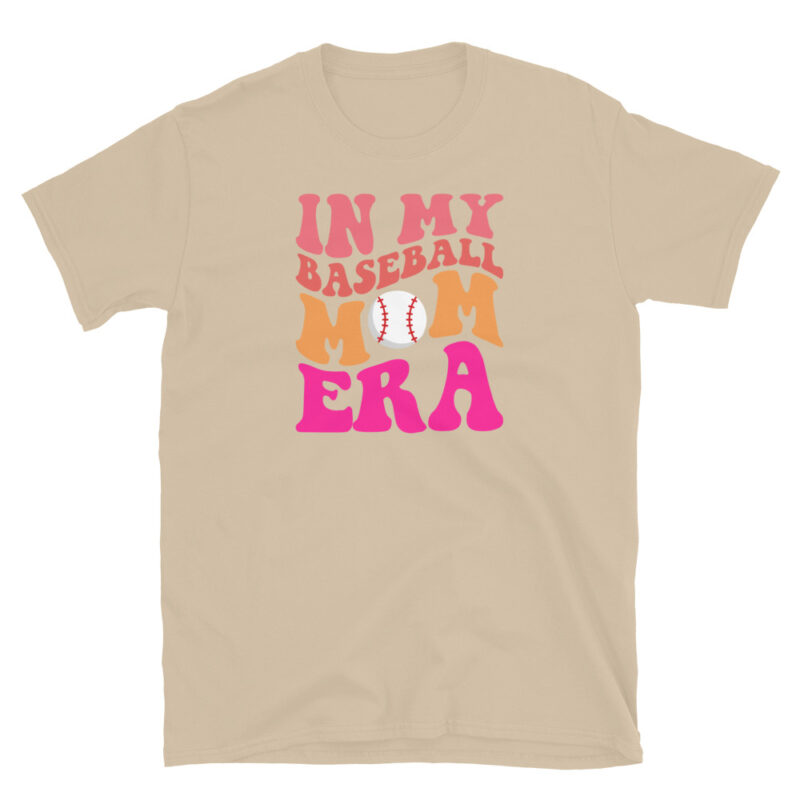 Mom's Baseball Shirt Birthday Gift T-Shirt - Image 4