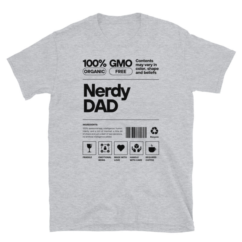 Funny Geek Dad T-Shirt - Image 6