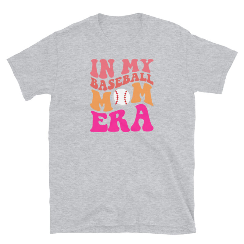 Mom's Baseball Shirt Birthday Gift T-Shirt - Image 6
