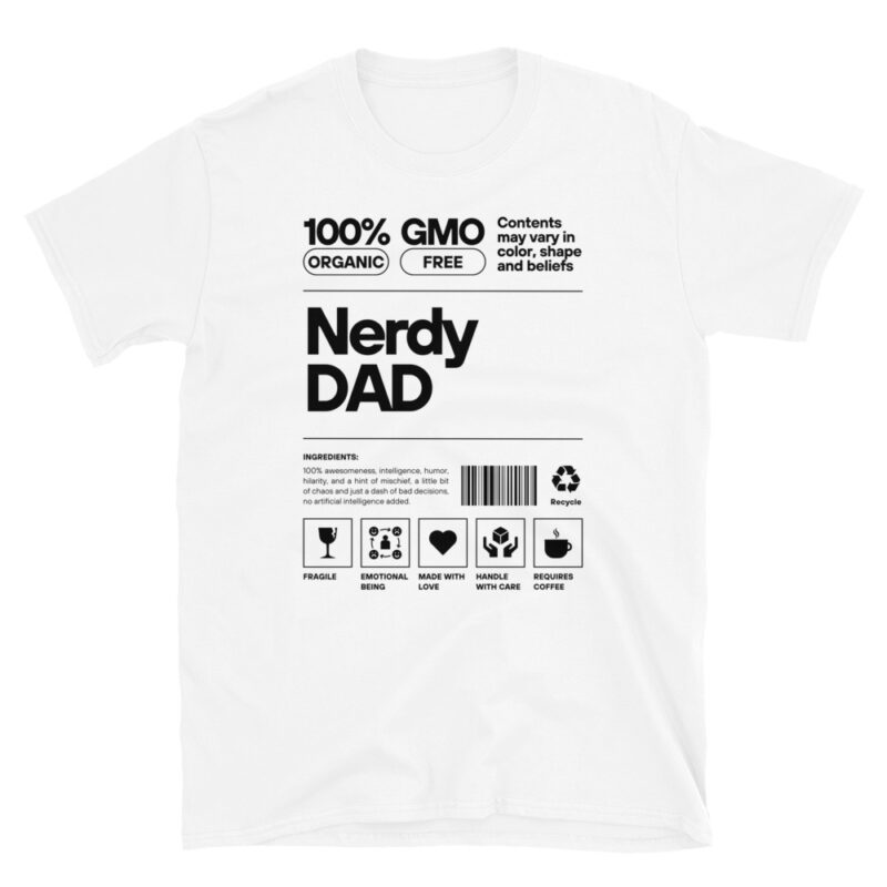 Funny Geek Dad T-Shirt - Image 2