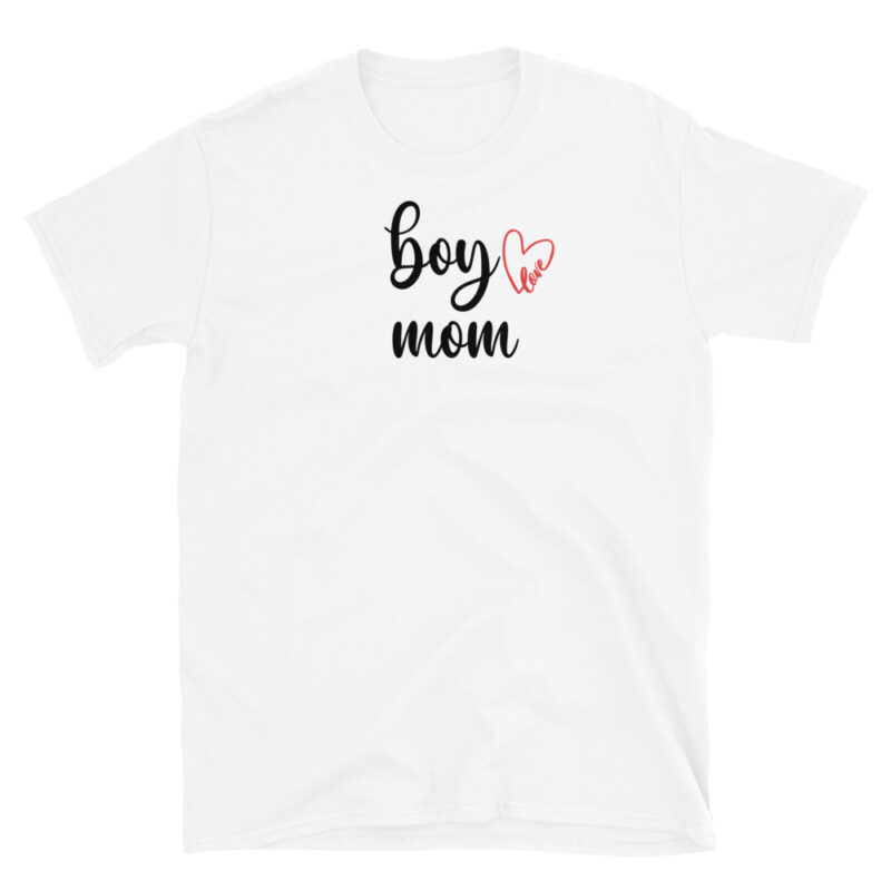 Mom boy Shirt  Gift to Mother T-Shirt - Image 6