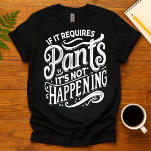 If It Requires Pants, It's Not Happening T-Shirt