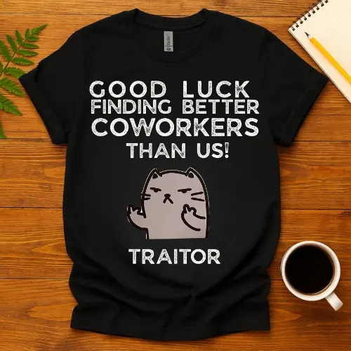 Buy Good Luck Finding Better Coworkers Then Us T-Shirt at FunnyWorkTees Good Luck Finding Better Coworkers Then Us T-Shirt