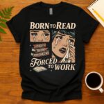 Born To Read Forced To Work T-Shirt