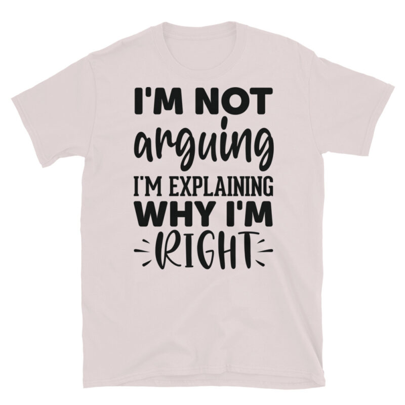 I'm not arguing I'm explaining why I'm rightT-Shirt - Image 5