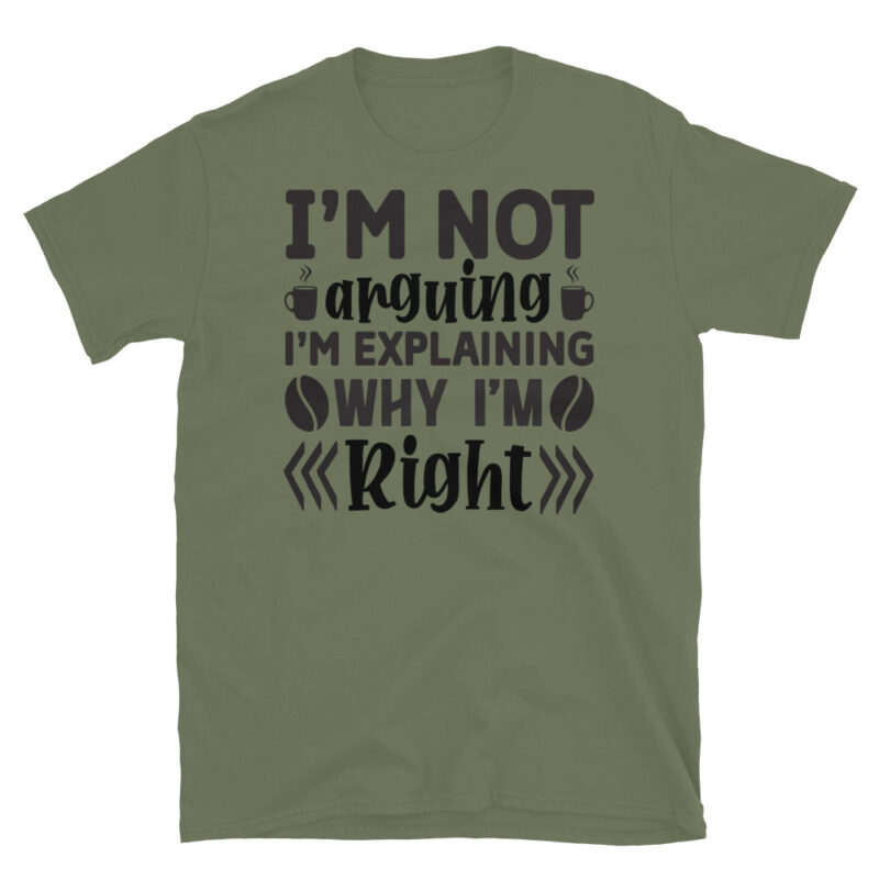 I m not arguing I m explaining why I m right T-Shirt - Image 3