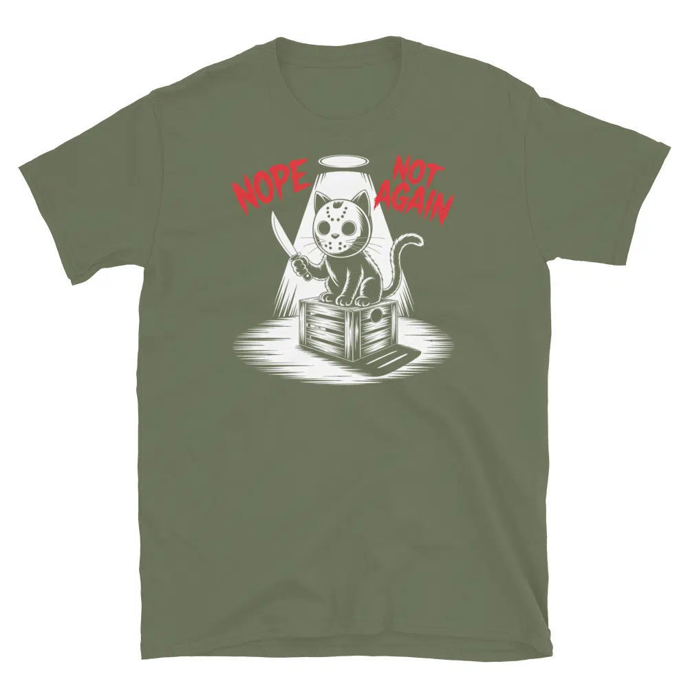 Buy Nope Not Again T-Shirt at FunnyWorkTees Nope Not Again T-Shirt - Image 3