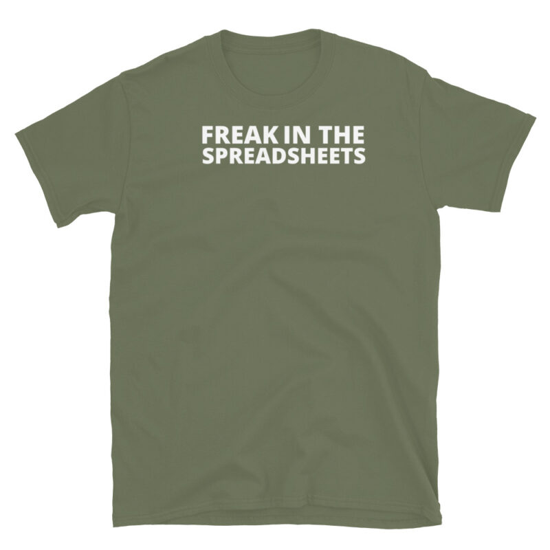 Freek in the spreadsheets T-Shirt - Image 6