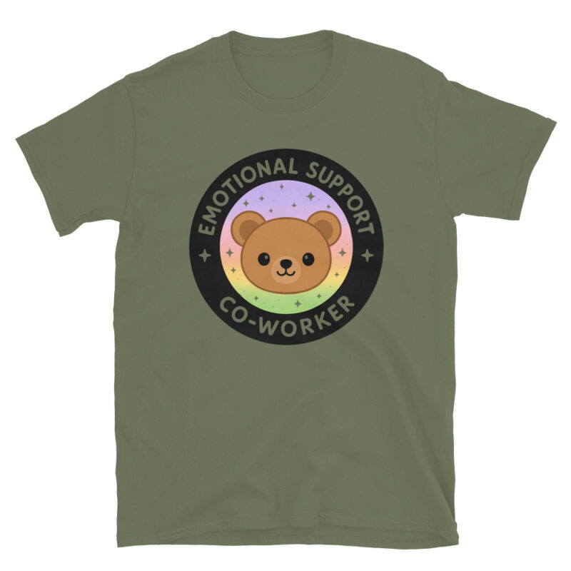 Emotional support coworker  T-Shirt - Image 3