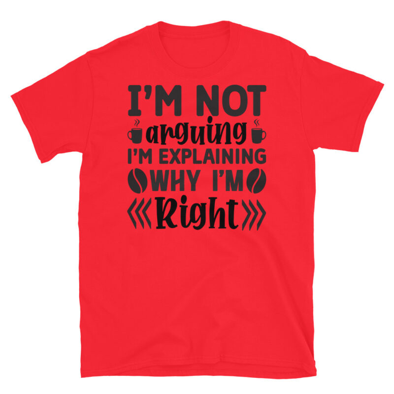I m not arguing I m explaining why I m right T-Shirt - Image 7