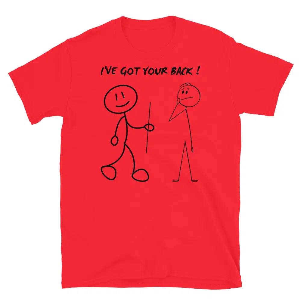Buy I'v Got Your Back T-Shirt at FunnyWorkTees I'v Got Your Back T-Shirt - Image 4