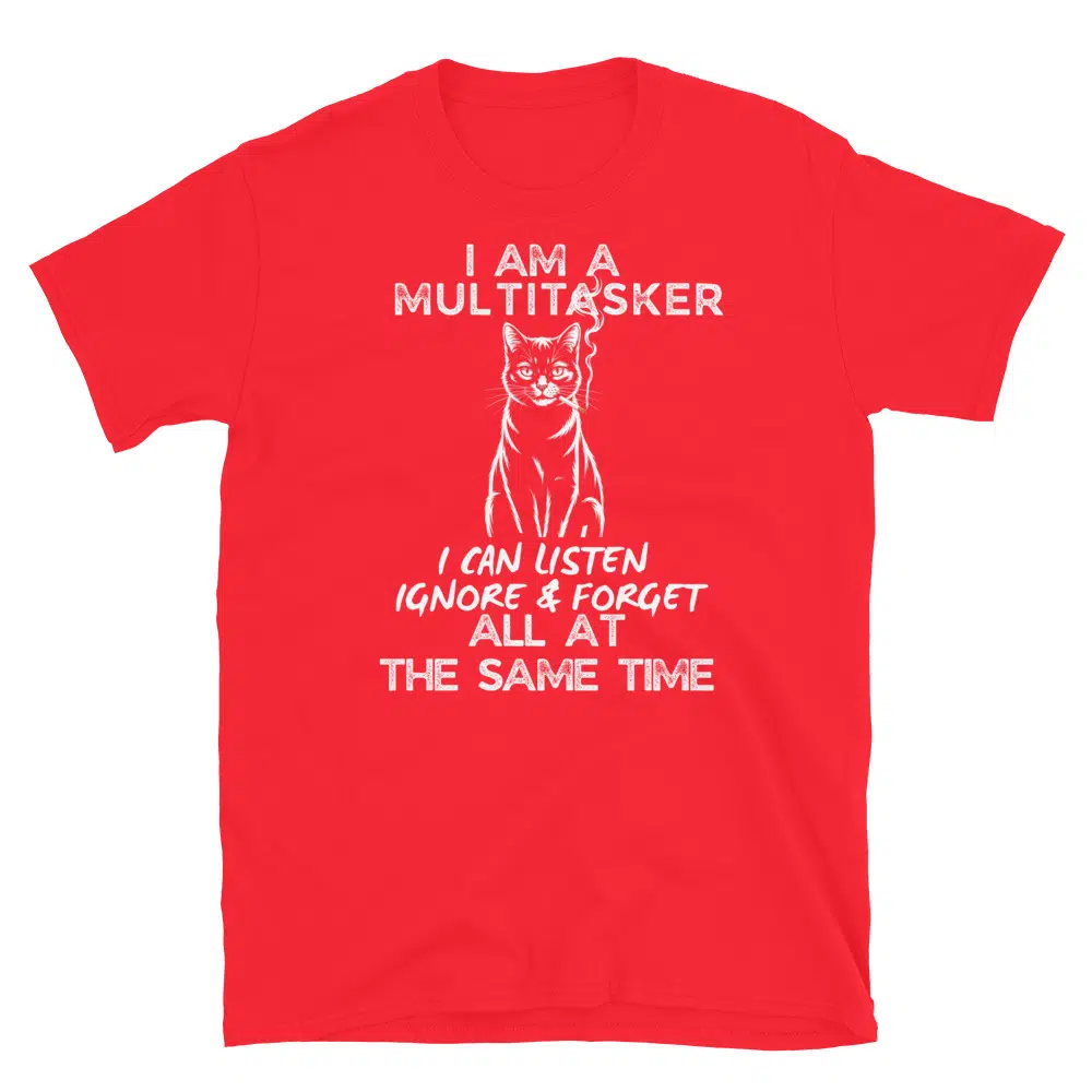 Buy I'm a Multitasker T-Shirt at FunnyWorkTees I'm a Multitasker T-Shirt - Image 3