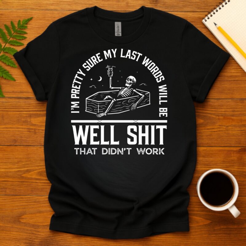 Funny Skeleton Office Halloween T-Shirt