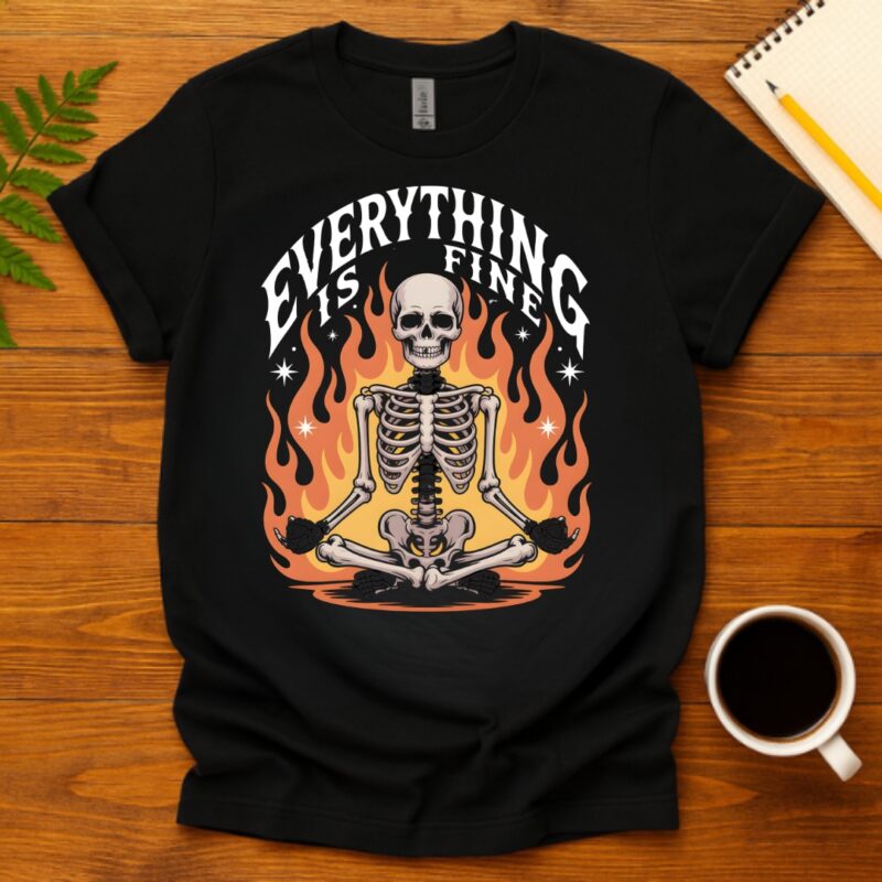 Spooky Skeleton Humor T-Shirt