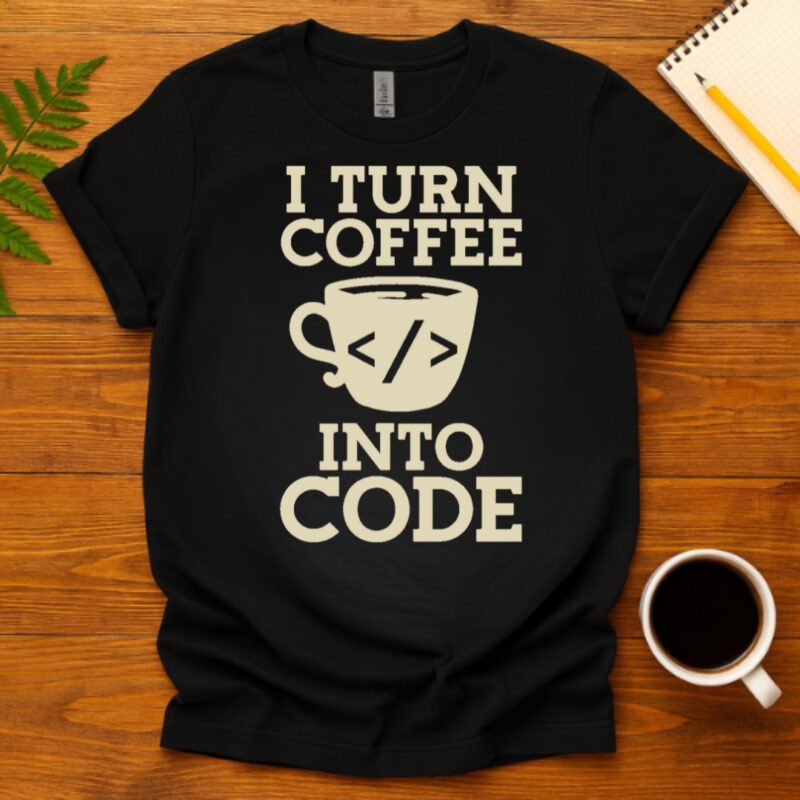 Binary Code Geek Style T-Shirt
