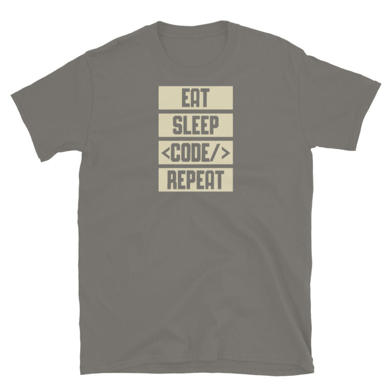 Eat Sleep Code Repeat T-Shirt - Image 6