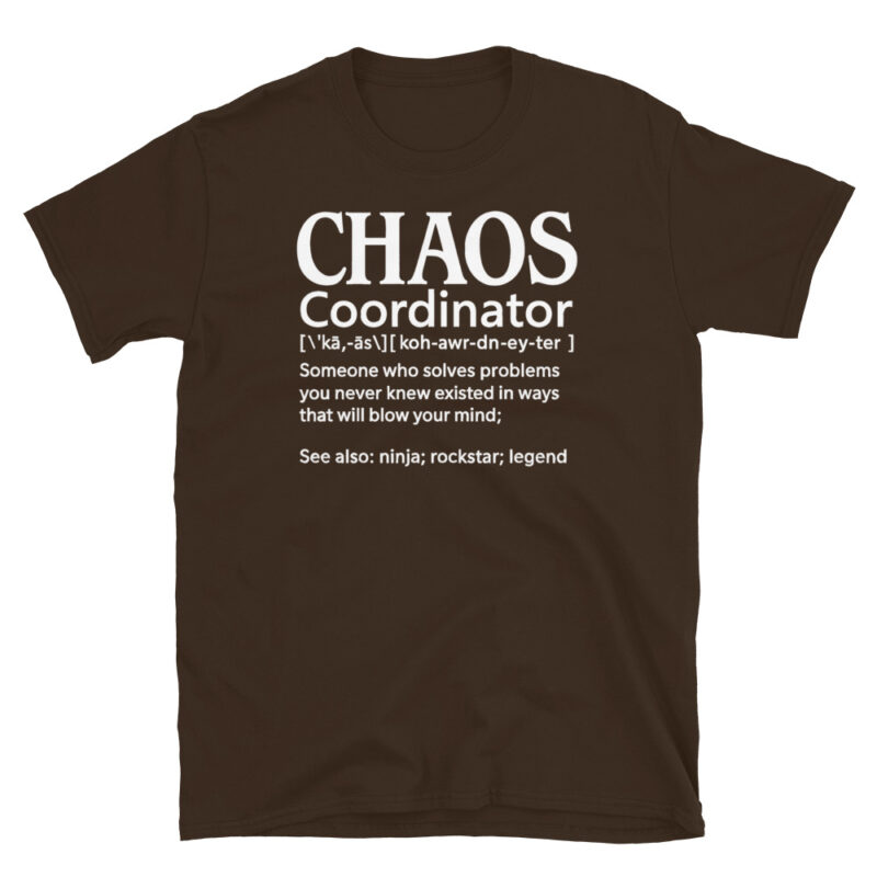 Chaos Coordinator dark T-Shirt - Image 3
