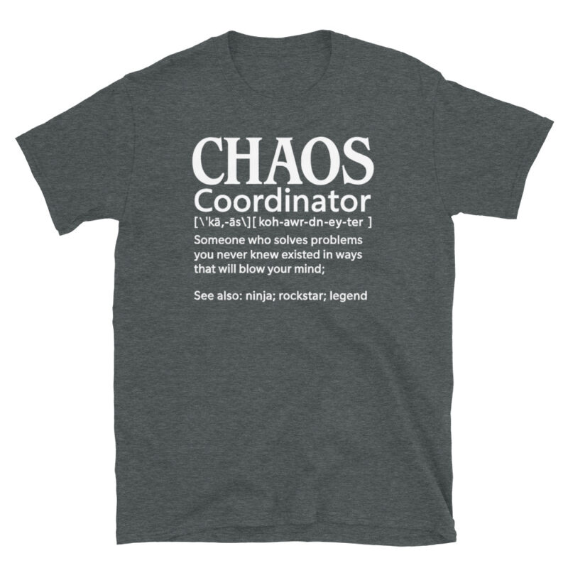 Chaos Coordinator dark T-Shirt - Image 4