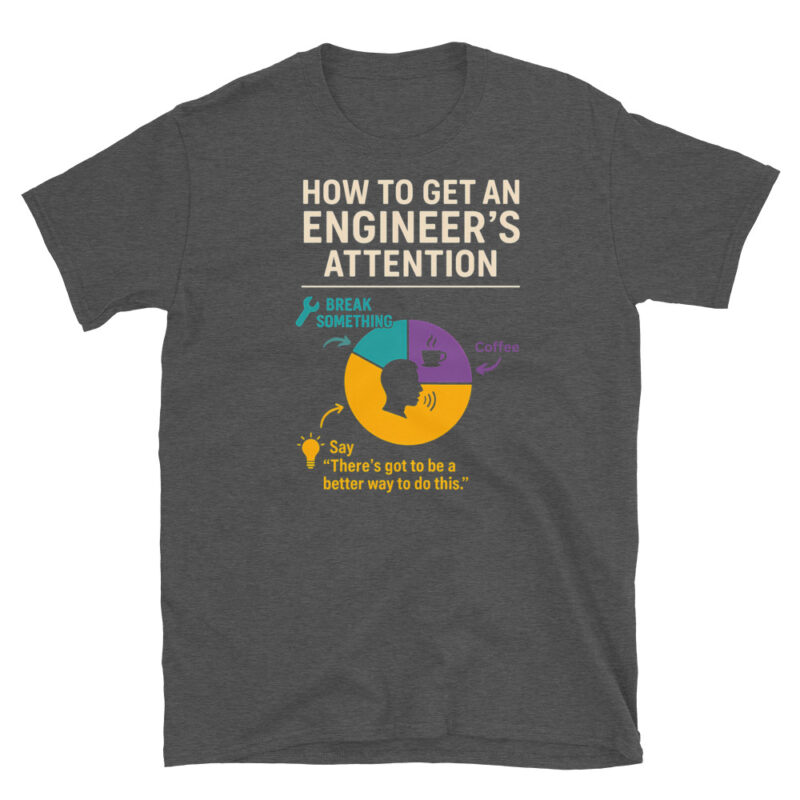 Binary Brain Engineer T-Shirt - Image 5