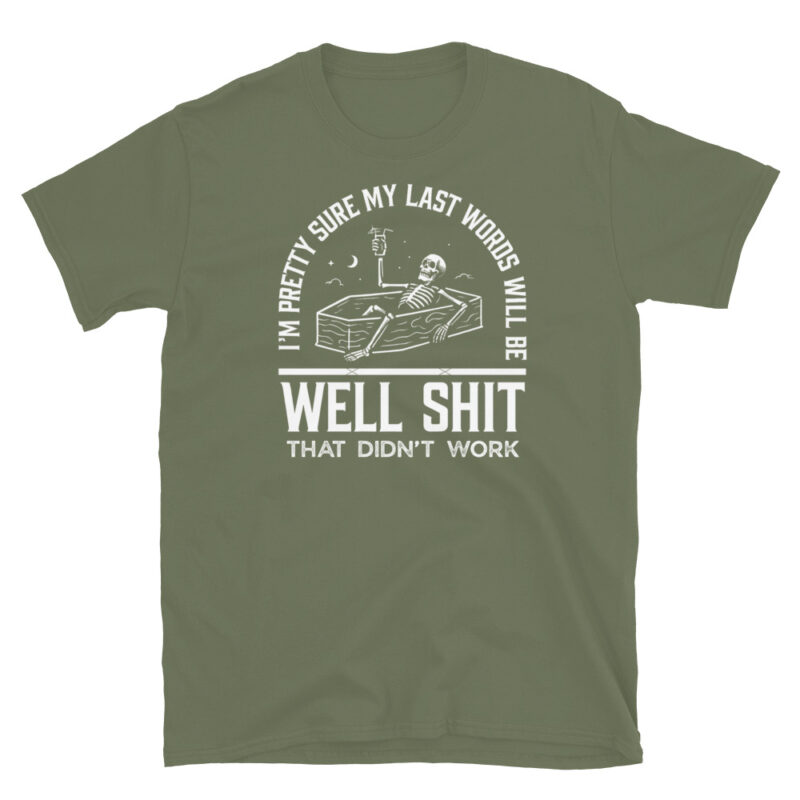 Funny Skeleton Office Halloween T-Shirt - Image 6