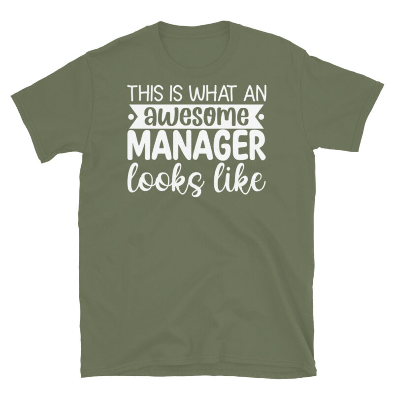 This Is What An Awesome Manager Looks Like dark T-Shirt - Image 6