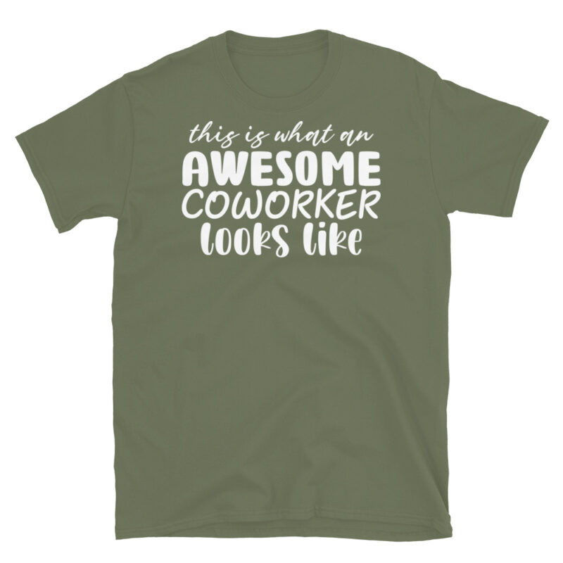 This Is What An Awesome Coworker Looks Like dark T-Shirt - Image 6
