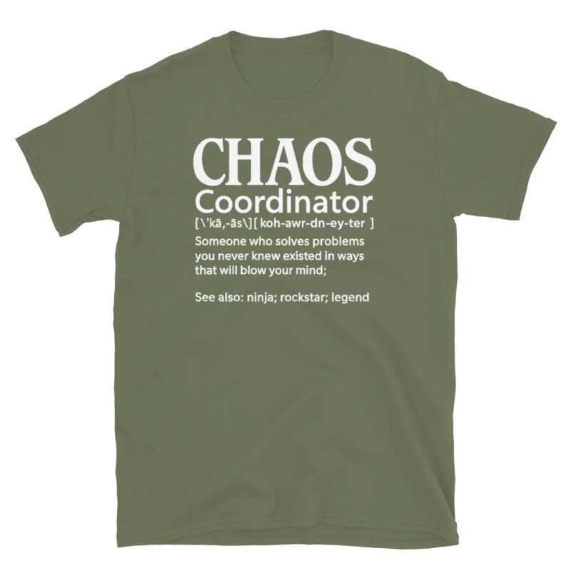 Chaos Coordinator dark T-Shirt - Image 6